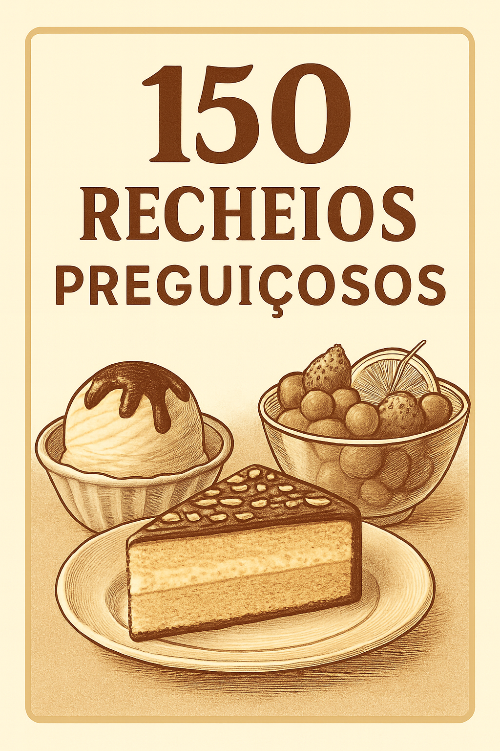 Ebook cover for desserts that go with pudding.
